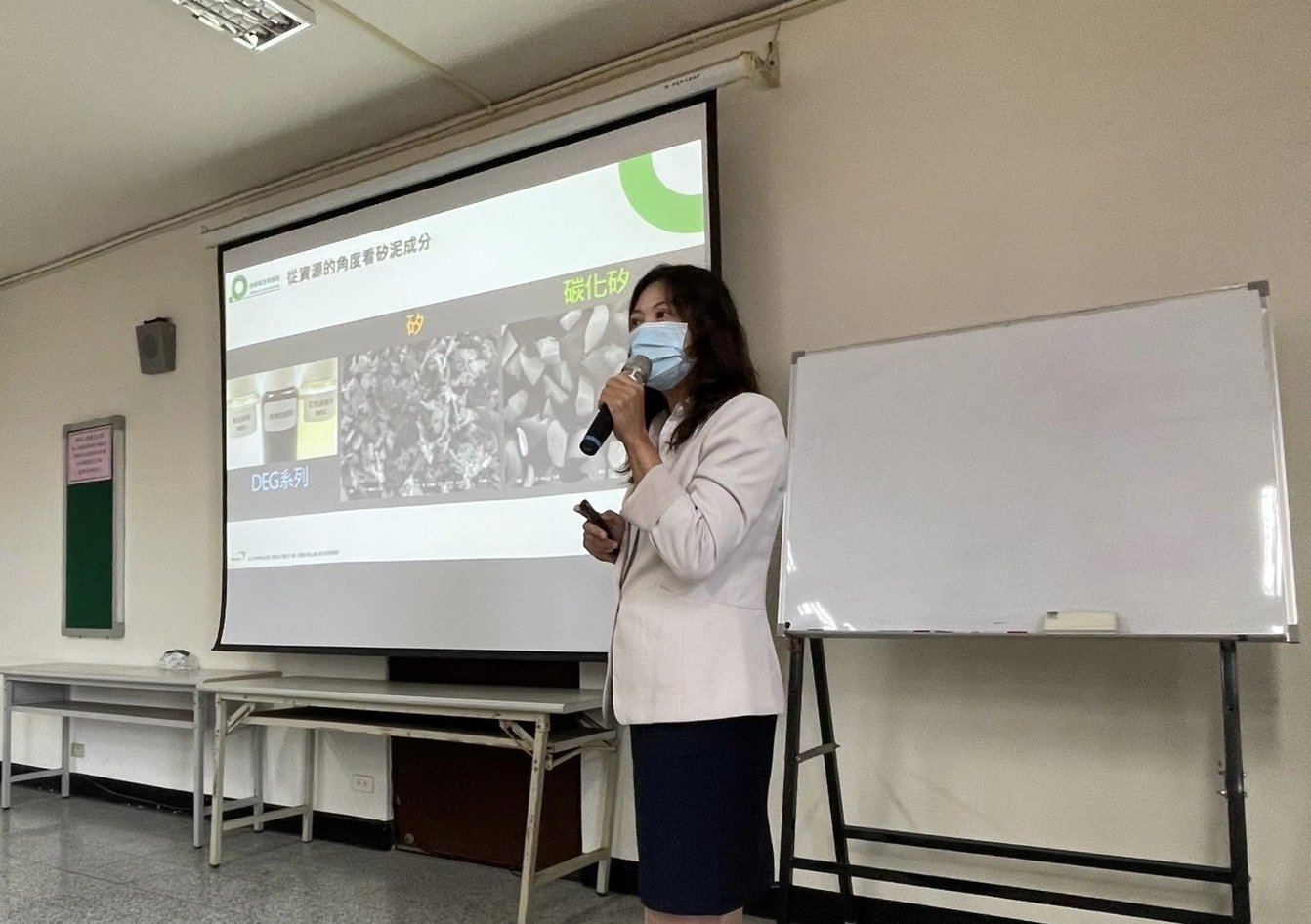 2022/08/11  Dr. Hsieh Yamin shared circular economy experience at Kaohsiung University of Science and Technology