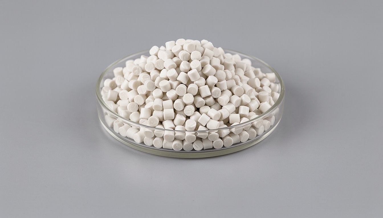 Biodegradable Plastic Pellets (White)